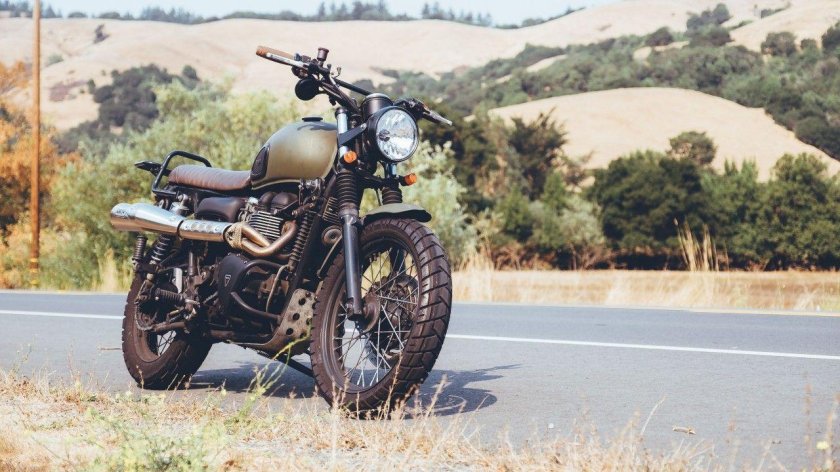 Мотоцикл triumph scrambler