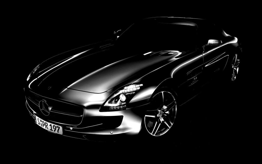 Мерседес черный