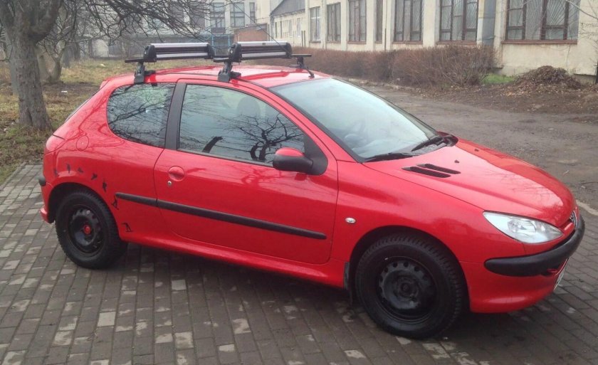 Багажник на крышу Peugeot 206