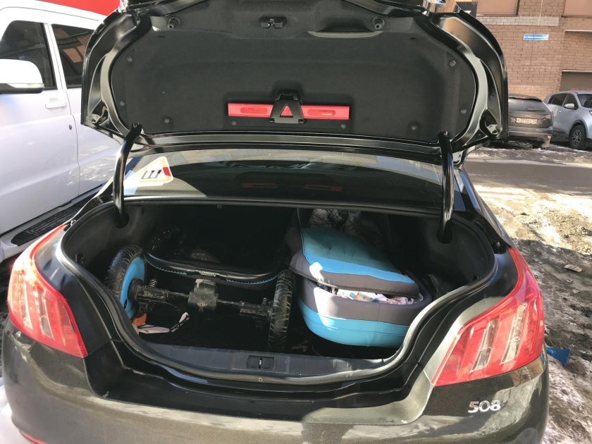 Пежо 508 багажник