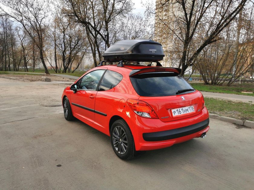 Рейлинги Пежо 207