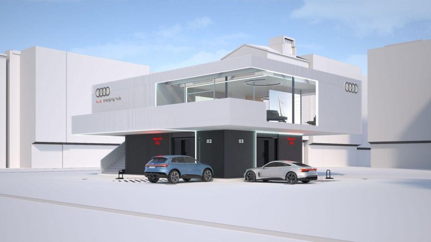 Audi charging hub