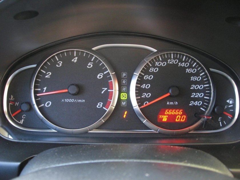 Мазда 3 2008 спидометр
