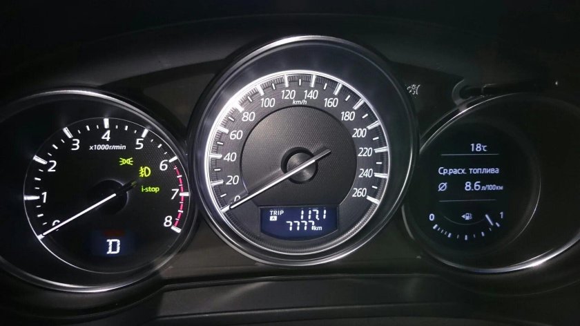 Mazda 6 2.5 спидометр
