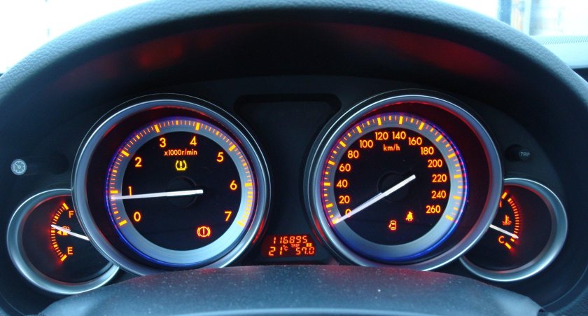 Мазда 3 2008 спидометр