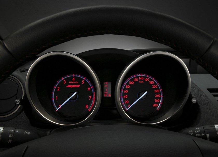 Мазда 3 2008 спидометр