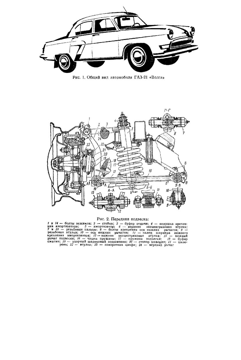 ГАЗ 24 СССР чертежи