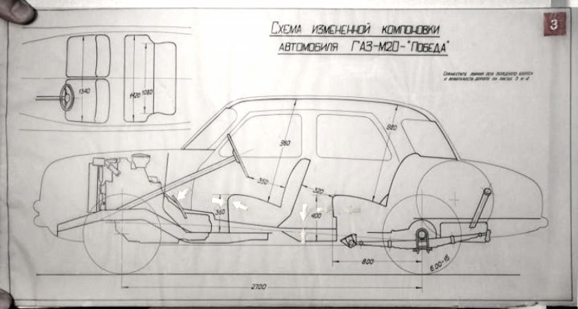 Чертежи автомобиля газ м20 победа