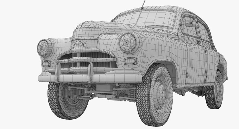 Газ м20 победа 3д модель