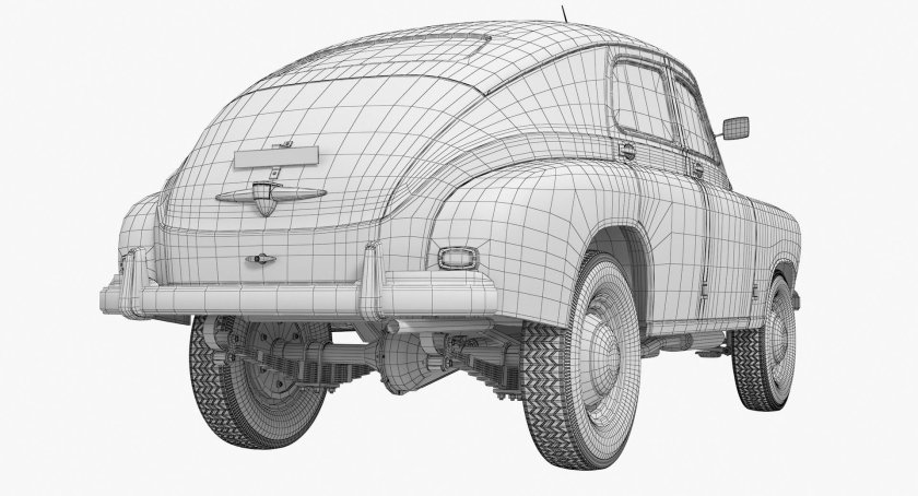 Газ 20 м победа 3d модель
