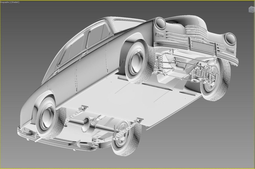 Развертка ГАЗ М 20 победа
