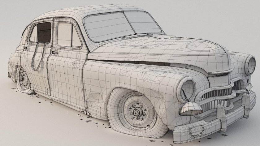 3д модель автомобиля