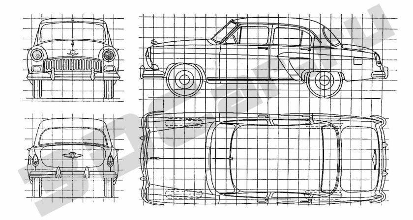 Колесная база Москвич 403