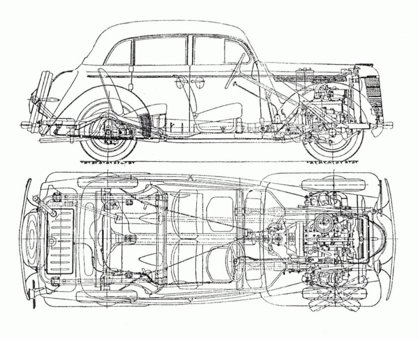 Москвич 401 шасси