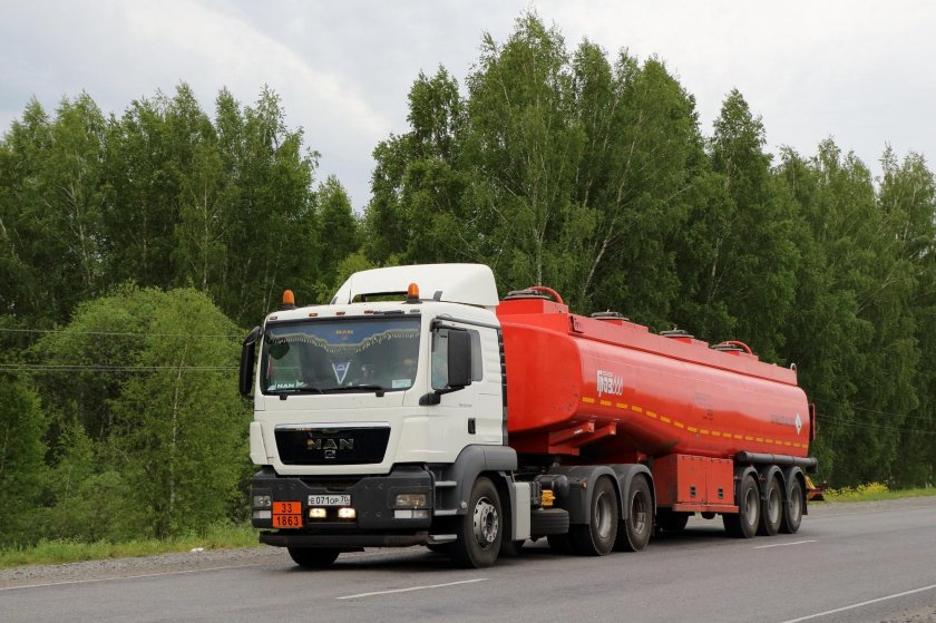 Бензовоз ман ТГС