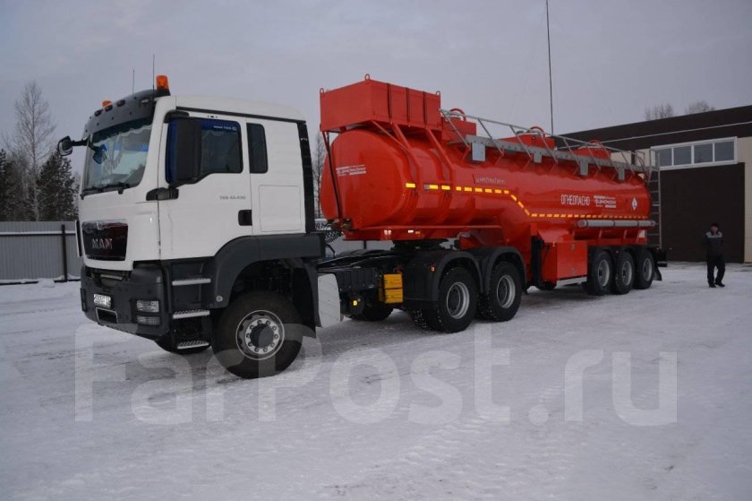 Man TGS 6x6 бензовоз