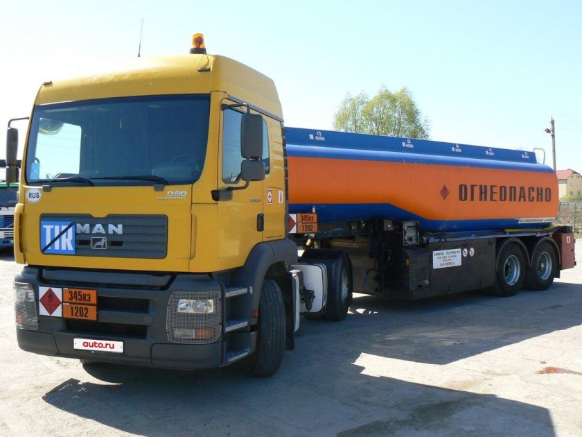 Бензовоз ман 30 куб