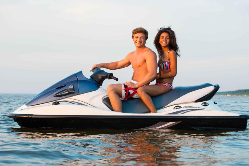 Petro Hnuskin Jet Ski stock photo