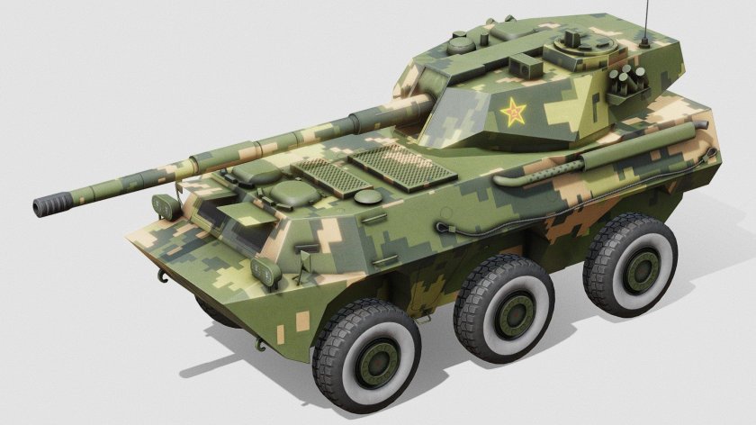 Wheeled tank destroyer