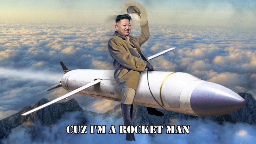 Путин на ракете