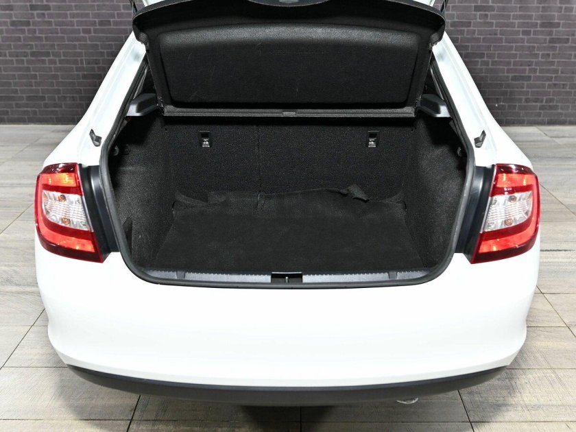 Белая шкода рапид