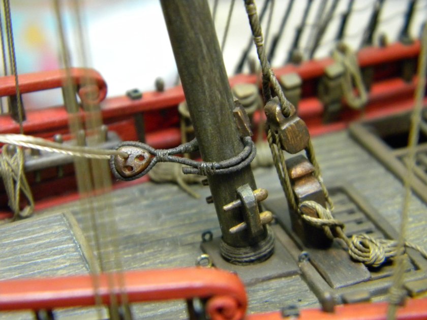 Такелаж бушприта парусника