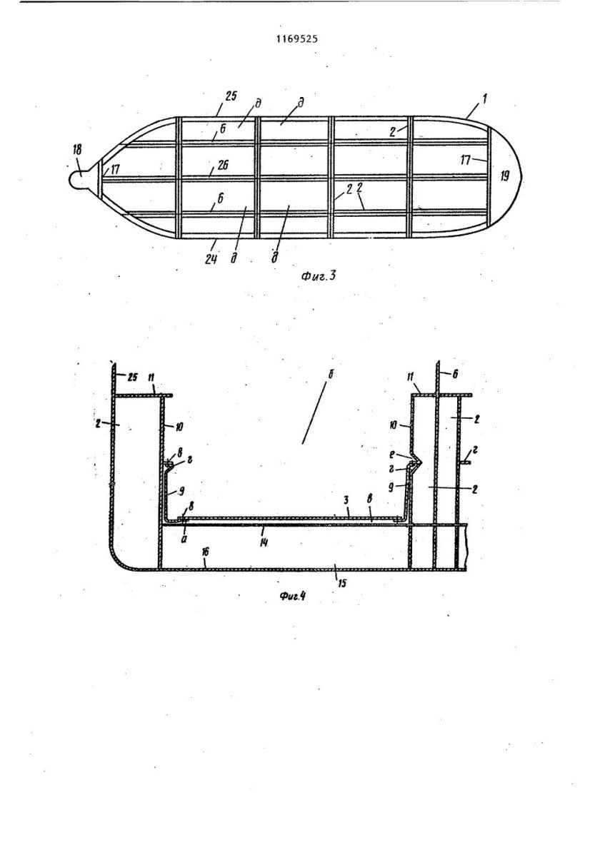 Схема балластной системы судна