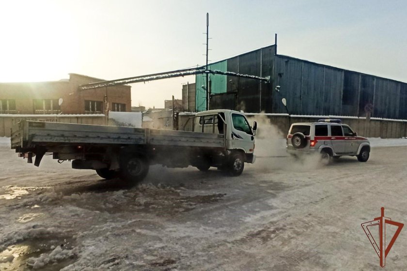 Грузовик росгвардии