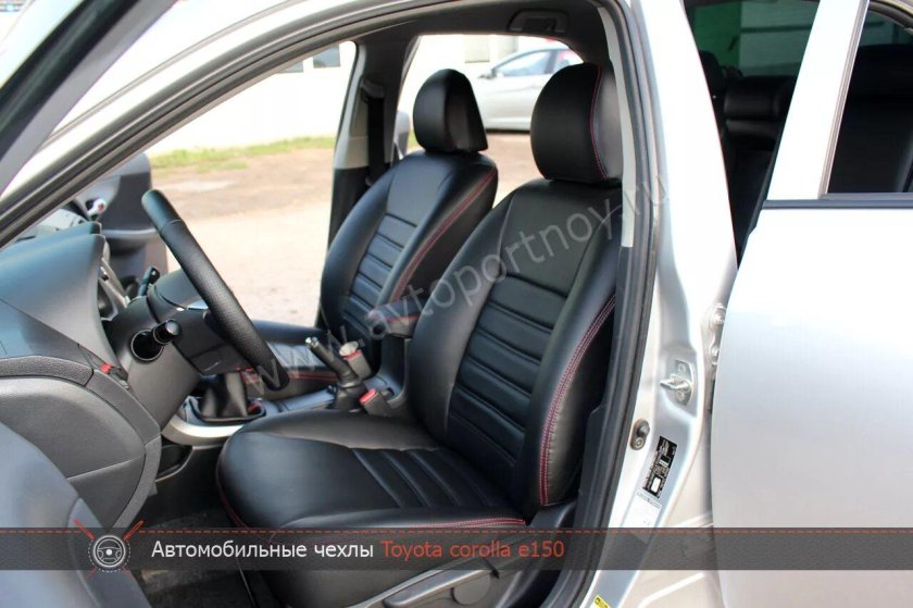 Чехлы экокожа на тойота королла е150