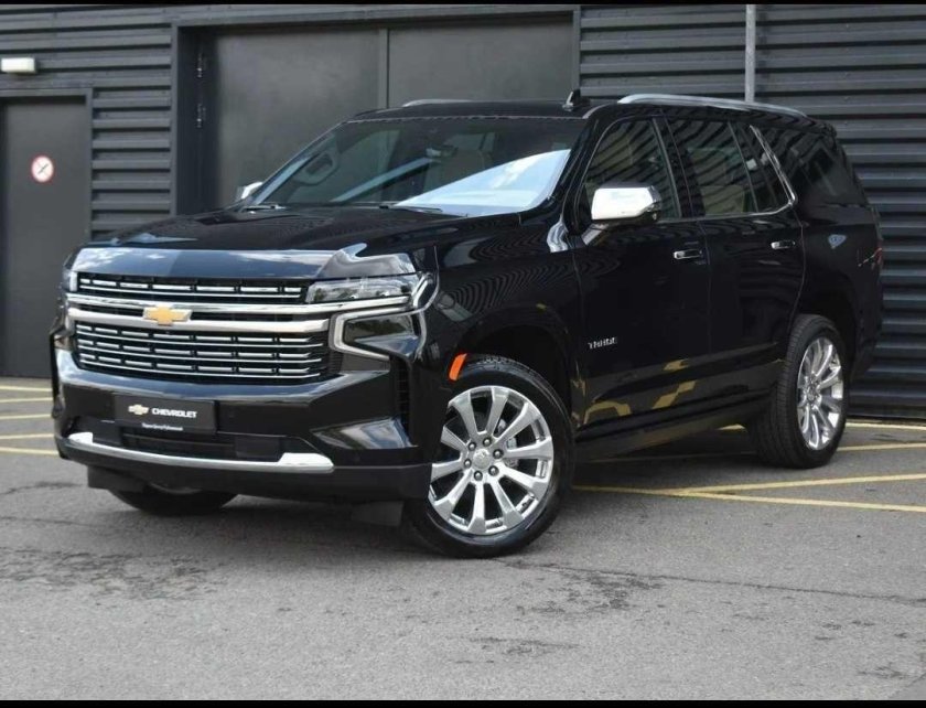 Черный Шевроле Тахо 2023