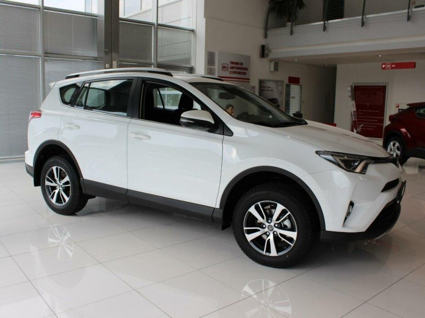 Рав 4 белый фото