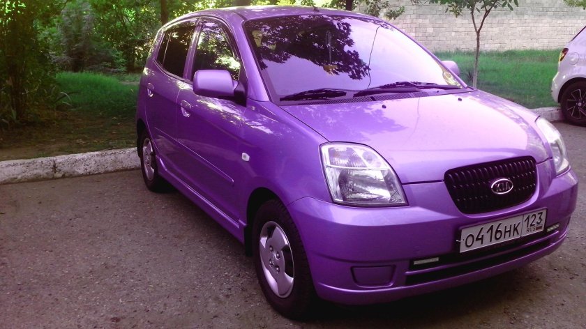 Киа Пиканто фиолетовая