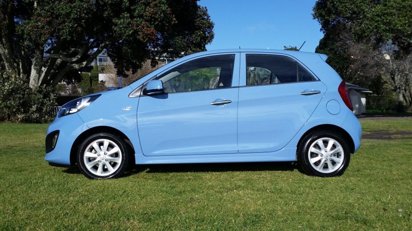 Киа Пиканто голубая