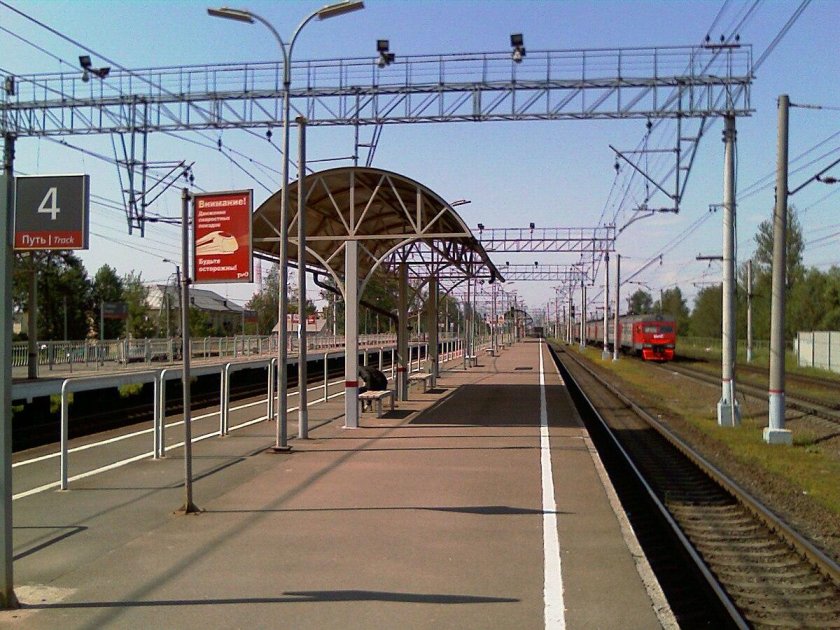 ЖД станция Славянка Санкт-Петербург