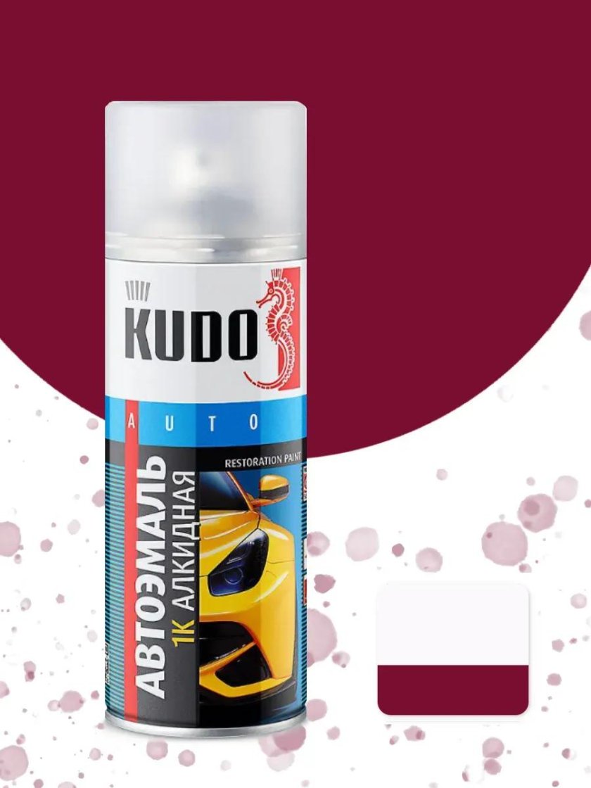 Kudo эмаль автомобильная ремонтная