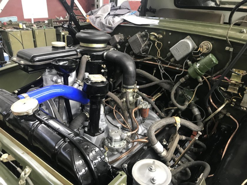 ЗИЛ 131 под капотом