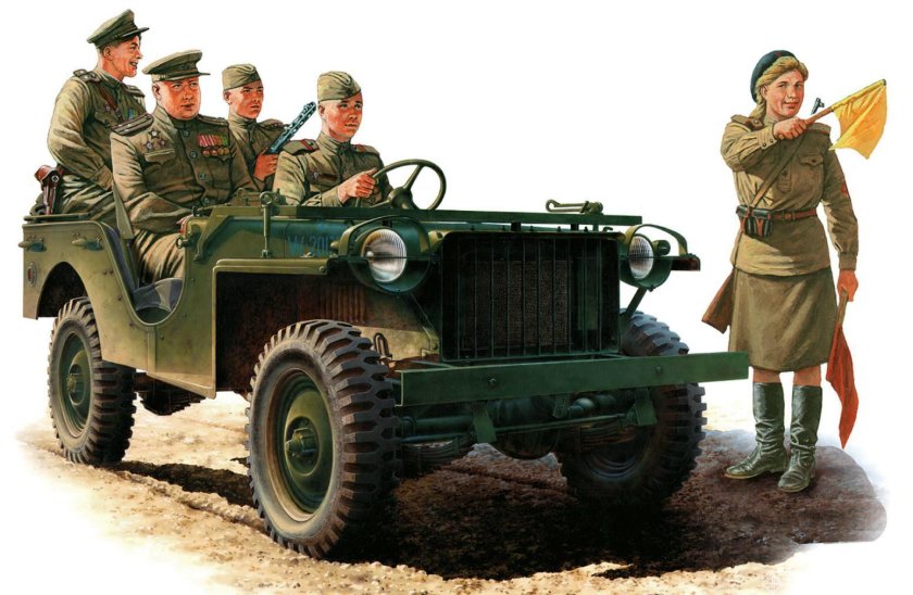 Джип Виллис 1/35