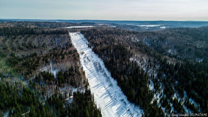 Южный урал с высоты птичьего полета