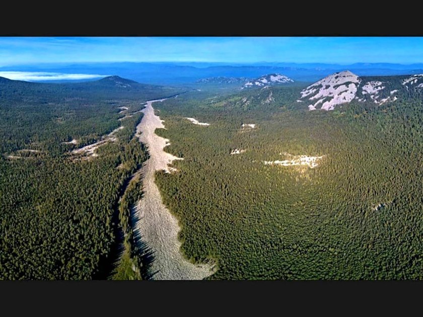 Каменная река в Башкирии Белорецк