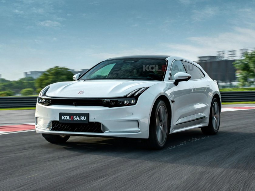 Китайский электромобиль zeekr 001