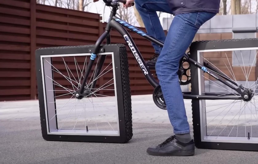 Квадратный велосипед