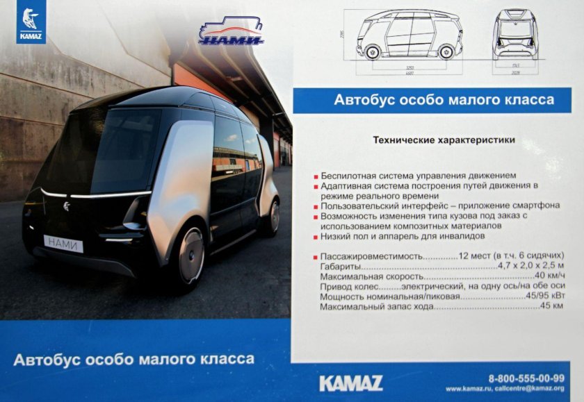 Марки автобусов особо малого класса