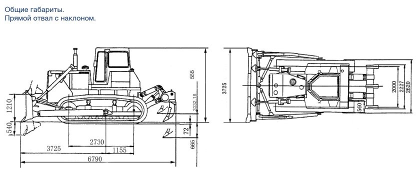 Бульдозер сд16 габариты