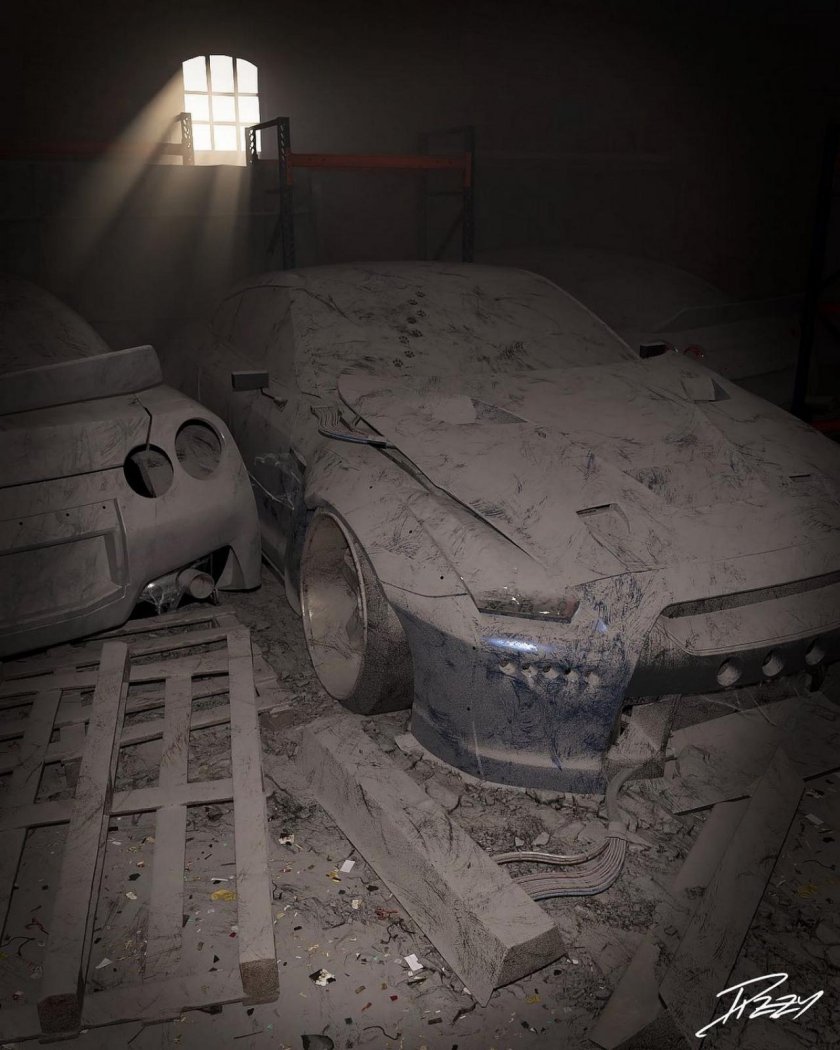 Заброшенный гараж