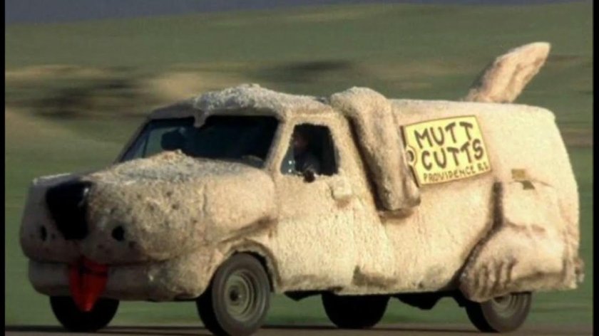 Собакомобиль тупой и еще тупее