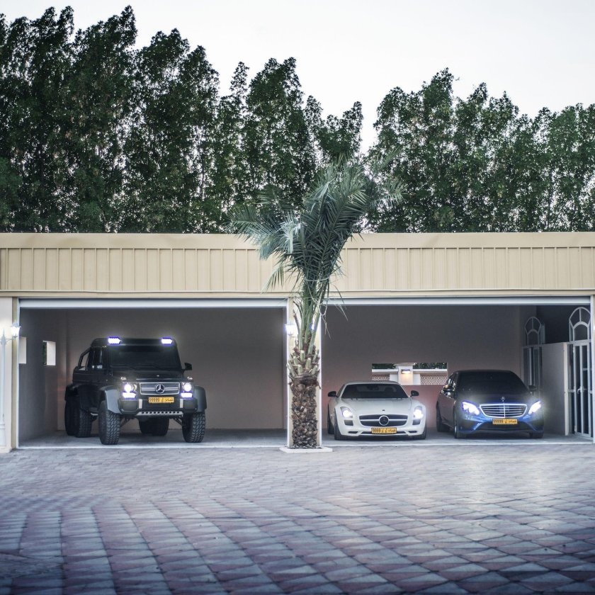 Красивый гараж