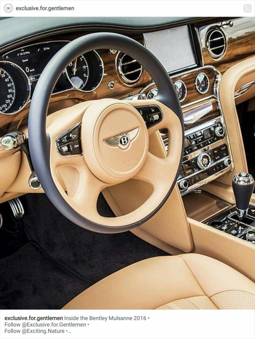 Bentley mulsanne салон