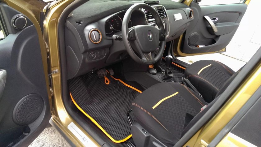 ЭВА коврики на Рено Сандеро степвей