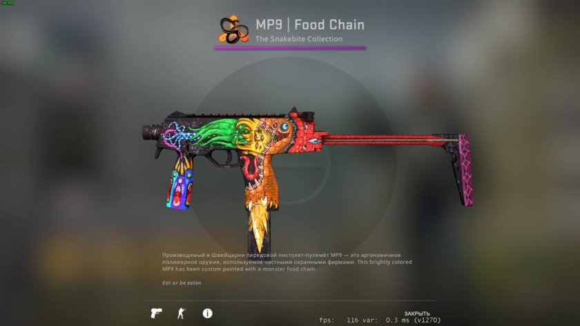 Пищевая цепь скин КС го