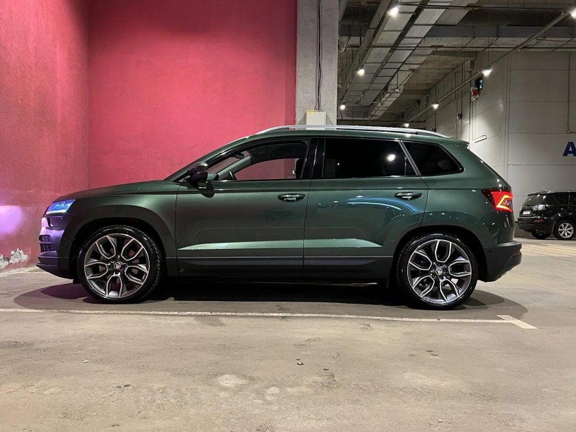 Шкода кодиак зеленая